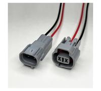 ANNBCDL 5 Set di connettori da 2 mm con Cablaggio 15 cm, Spina Maschio e Femmina, indicatore Luminoso for Auto DJ7023-2(2p Line,5 Sets)