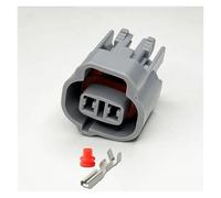 ANNBCDL 5 Set di connettori for sensore Temperatura Acqua a 2 Fori con terminali Pressostato Aria condizionata for Auto Connettore Maschio Femmina da mm(2P Female-A,5 Sets)