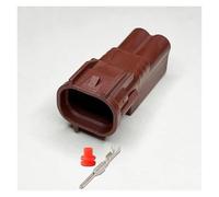 ANNBCDL 5 Set di connettori for sensore Temperatura Acqua a 2 Fori con terminali Pressostato Aria condizionata for Auto Connettore Maschio Femmina da mm(2P Male-A,5 Sets)