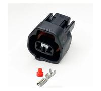 ANNBCDL 5 Set di connettori for sensore Temperatura Acqua a 2 Fori con terminali Pressostato Aria condizionata for Auto Connettore Maschio Femmina da mm(2P Female-E,5 Sets)