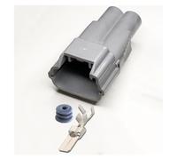 ANNBCDL 5 Set di connettori Impermeabili for Veicoli Pesanti con Spina a 2 Pin da 7,8 mm, Guaina sigillata a Fori(2p Male,5sets)