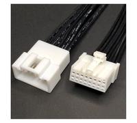 ANNBCDL 5 Set Maschio Femmina Lettore CD Audio Spina 12p16p20p Cablaggio for Auto connettore Presa Lunghezza Linea 15 cm(16p Strip Line,5sets)