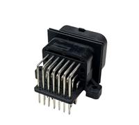 ANNBCDL Connettore AMP 26Pin Spina for Saldatura ECU Impermeabile 3/4/7 Slot PCB con Curva Diritta elettrica Femmina o Maschio(26P Curve-4 Slots,1 Set)