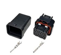 ANNBCDL Connettore AMP 26Pin Spina for Saldatura ECU Impermeabile 3/4/7 Slot PCB con Curva Diritta elettrica Femmina o Maschio(26P-4 Slots,1 Set)