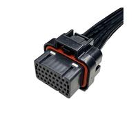 ANNBCDL Connettore Computer ECU Automatico con Cavo da 30 cm 26 Pin 34 Oil Gas Elettrico Maschio e Femmina Cablaggio 3/4 Slot(34P Female Line 4)