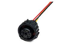 ANNBCDL Connettore del sensore di Temperatura da 2,5 mm Presa Forza della Trasmissione Rallentatore Idraulico Spina induttiva Pressostato con Cavo 15 cm(3P Female Wire,5 Sets)