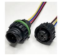 ANNBCDL Connettore del sensore di Temperatura da 2,5 mm Presa Forza della Trasmissione Rallentatore Idraulico Spina induttiva Pressostato con Cavo 15 cm(4P Wire,5 Sets)