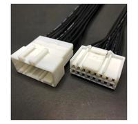 ANNBCDL Connettore for Auto DJ7142-2.2 Spina for Cablaggio di Navigazione Audio 14/16 Guaina terminale Maschio e Femmina a 18 Pin con Cavo da 15 cm(16p Wire,5sets)