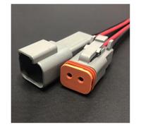 ANNBCDL Connettore for Automobile con Spina for Cablaggio Elettrico DT04 3P4P6P8P12P Sigillatura Impermeabile for Veicoli di ingegneria(2p Strip Line,5sets)