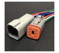 ANNBCDL Connettore for Automobile con Spina for Cablaggio Elettrico DT04 3P4P6P8P12P Sigillatura Impermeabile for Veicoli di ingegneria(6p Strip Line,5sets)