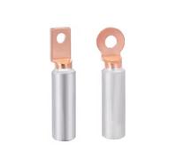 ANNBCDL DTL-2 Rotondo Quadrato Rame-AL Foro compatible vite Tappo olio Cavo elettrico Filo Tubolare Capocorda Terminale a crimpare a forcella(DTL-2-630 Round)