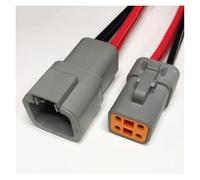 ANNBCDL DTP04-2p Connettore Cablaggio Automobile 2p4p6p Presa Impermeabile sigillata Lunghezza Linea 15 cm(4p Strip Line,1sets)