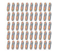 ANNBCDL Morsettiere compatible cavi rapidi riutilizzabili con dado a leva a molla elettrici(50PCS)