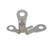 ANNBCDL OT0.5/1/1.5/2.5/4/6-3/4/5/6/8/10/12/14/16 Terminale a crimpare non isolato con linguetta ad anello tondo in rame Connettore compatible cavo capocorda a forcella(20Pieces OT2.5-8)