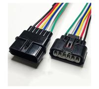 ANNBCDL Presa Cablaggio sterzo 1,2 mm Spina Bobina di accensione Auto 2p3p4p Connettore sensore Pressione aspirazione Lunghezza Cavo 15 cm(6p Strip Line Row 1,1sets)