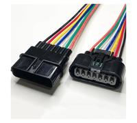 ANNBCDL Presa Cablaggio sterzo 1,2 mm Spina Bobina di accensione Auto 2p3p4p Connettore sensore Pressione aspirazione Lunghezza Cavo 15 cm(7p Strip Line,1sets)