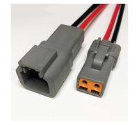 ANNBCDL Spina for Automobile Serie DTP04 Cablaggio a 2/4/6 Pin Connettore Impermeabile sigillato Presa a 2 Lunghezza Cavo 15 cm(2p Strip Line,5sets)