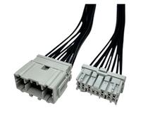 ANNBCDL Spina for Cablaggio connettore elettronico da 2, mm for Bagagliaio Automatico 2/3/4/8/12 Pin con Cavo 15 cm(14p Line,1 Set)