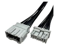 ANNBCDL Spina for Cablaggio connettore elettronico da 2, mm for Bagagliaio Automatico 2/3/4/8/12 Pin con Cavo 15 cm(12p Line,5 Sets)