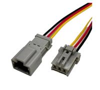 ANNBCDL Spina for Cablaggio connettore elettronico da 2, mm for Bagagliaio Automatico 2/3/4/8/12 Pin con Cavo 15 cm(3p Line,5 Sets)