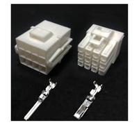 ANNBCDL YL-4.5mm Connettore Cablaggio Auto 2 3 4 6 8 9 12 15 Pin Cavo automobilistico Maschio e Femmina Butt Plug 45005 Guaina terminale(12p,5sets)