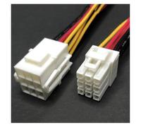 ANNBCDL YL-4.5mm Spaziatura Automobile Cablaggio Connettore 2/3/4/-15 Pin Auto Maschio E Femmina Plug-in Cavo Presa di Corrente 45005 Lunghezza del Filo 15 cm(9p Strip Line,5sets)