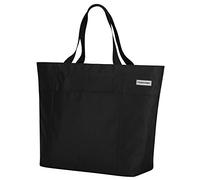 Anndora - Borsa shopper o da spiaggia, misura XXL, colore a scelta, Nero (Nero) - TW-8220-A2