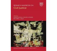 Anne Bloom Research Handbook on Civil Justice (Copertina rigida)
