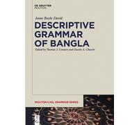 Anne Boyle David Descriptive Grammar of Bangla (Copertina rigida)