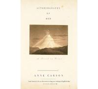 Anne Carson Autobiography of Red (Tascabile) Vintage Contemporaries