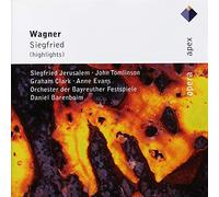 Anne Evans, Hilde Leidland, Siegfried Jerusalem, Graham Clark, John Tomlinson, Daniel Barenboim & Bayreuth Festival Orchestra - Wagner : Siegfried [Highlights