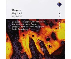Anne Evans, Hilde Leidland, Siegfried Jerusalem, Graham Clark, John Tomlinson, Daniel Barenboim & Bayreuth Festival Orchestra - Wagner : Siegfried [Highlights