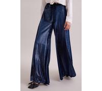 Anne Fontaine Aube Pantalon Dark Navy Taglia: 46 | Pantaloni a zampa di elefante Outlet | Donna | Blu