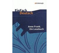 Anne Frank – Libro di lettura EinFach Deutsch – Testi per le classi 8-10