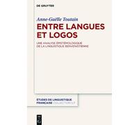 Anne-Gaëlle Toutain Entre langues et logos (Copertina rigida)