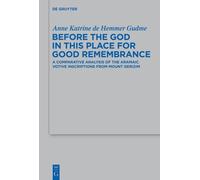 Anne Katrine de Hem Before the God in this Place for Good Re (Copertina rigida)