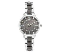 Anne Klein 3329GYSV Women's Grey MOP Dial Two Tone Bracelet Watch