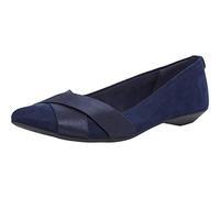 Anne Klein AK Sport Women's Oalise Ballet Flat, Navy, 8.5 M US