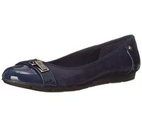 Anne Klein Ballerine da Donna Able Ballet Flat, Blu Mare, 39 EU