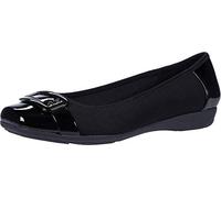 Anne Klein Ballerine da Donna Ulivera, Nero, 39.5 EU
