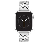 Anne Klein Braccialetto alla moda per Apple Watch, Argento, 42mm (Series 10) & 38/40/41mm, moderno
