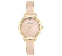 Anne Klein Color Oro, Diamante di Contorno, Mop, Blush Smalto Braccialetto Watch