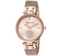 ANNE KLEIN Orologio Analogico al Quarzo Giapponese Donna con Cinturino in Acciaio Inossidabile AK/3000RGRG