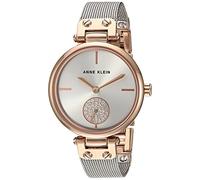 ANNE KLEIN Orologio Analogico al Quarzo Giapponese Donna con Cinturino in Acciaio Inossidabile AK/3001SVRT