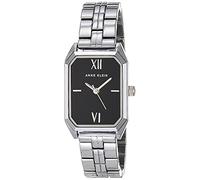 ANNE KLEIN Orologio con Bracciale da Donna, Argento/Nero, AK/3775BKSV, Argento/Nero