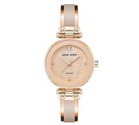 Anne Klein - Orologio da donna a bracciale rigido, con quadrante con vero diamante, Rosa