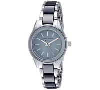 Anne Klein - Orologio da donna con cinturino a bracciale in resina, Argento