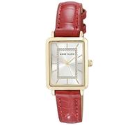 Anne Klein - Orologio da donna con cinturino effetto coccodrillo, impreziosito da cristalli, AK/3822, Rosso/Oro