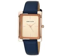 Anne Klein - Orologio da donna con cinturino in pelle, Blu