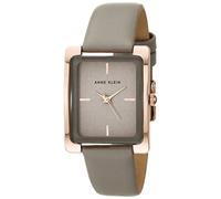 Anne Klein - Orologio da donna con cinturino in pelle, Grigio